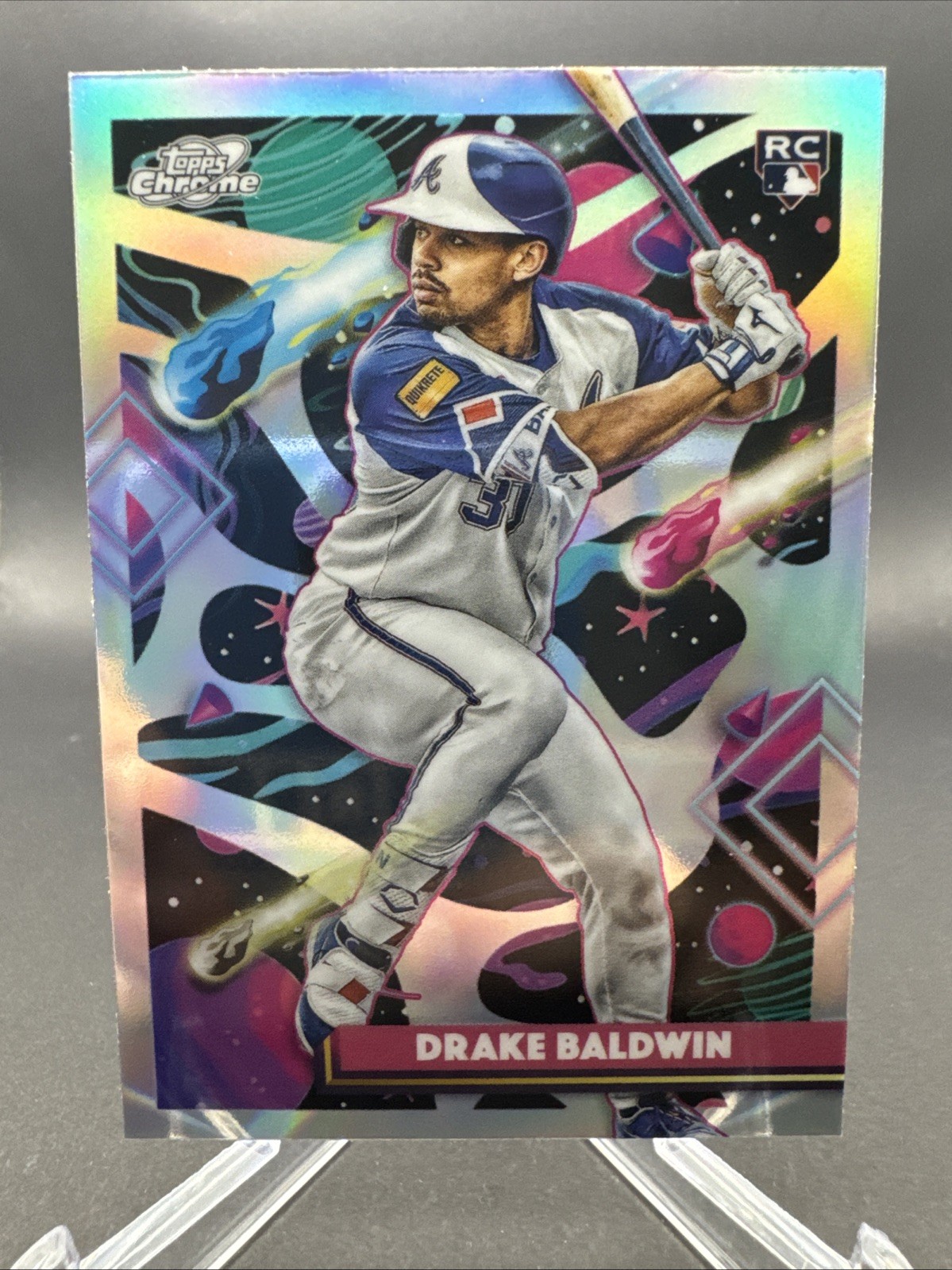 2025 Topps Chrome Cosmic #96 Drake Baldwin Refractor