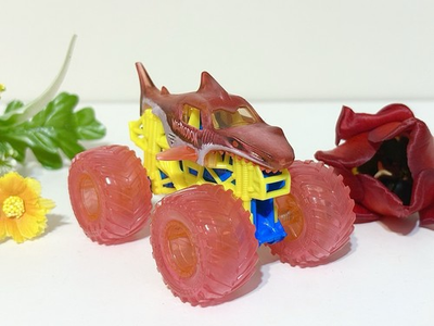 #ad #ad Monster Jam Megalodon Street Treats Pink Shark Hot Wheels Truck Collectible 4x4 C $17.54