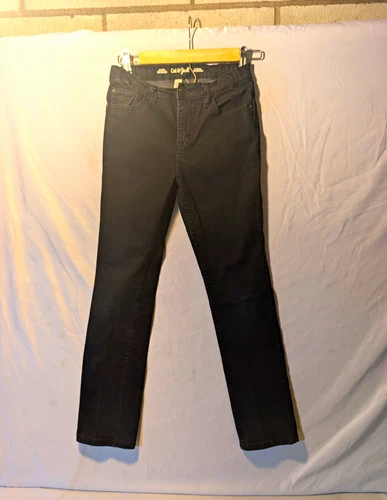 Cat & Jack Teens Skinny Jeans Dark Wash Black Stretch Denim 5-Pocket Mid Rise