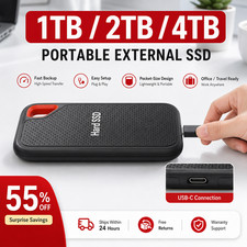 external hard drive 4tb High Speed Capacity Solid State Usb3.2 Laptop Mac And PC