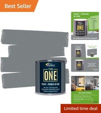 All-In-One Chalk Paint & Primer 250ml - Grey Matt for Indoor & Outdoor Use