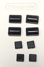 OEM Nintendo Wii Console Rubber Feet 8PC Set 3M Adhesive - Black