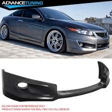 Fits 08-12 Honda Accord Coupe Hf-p Style Front Bumper Lip Splitter Pu Unpainted