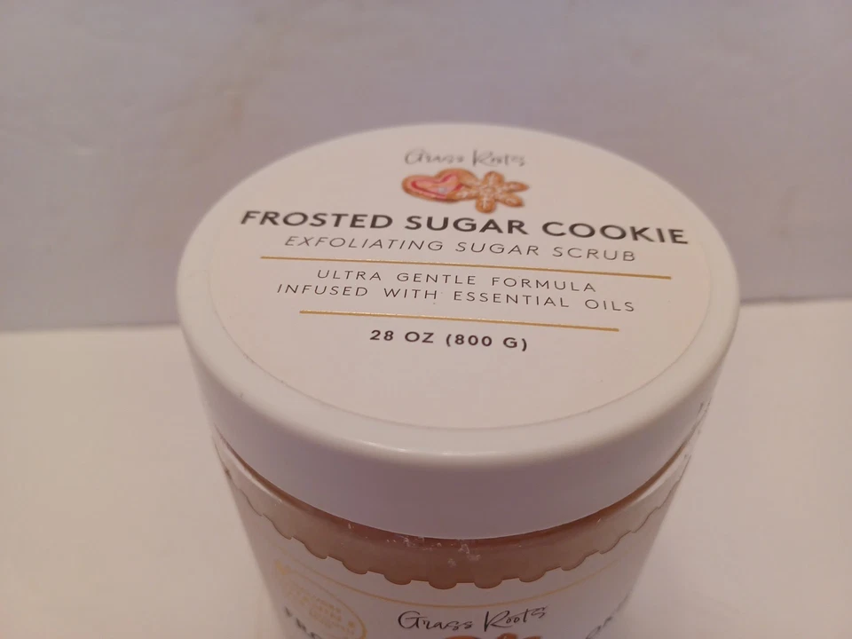 Exfoliante corporal exfoliante para raíces de hierba galleta de azúcar esmerilada 28 oz NUEVO SELLADO 27/08 Foto 3 de 4