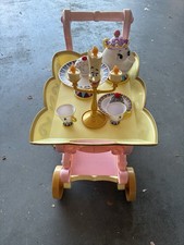 Girls Beauty And The Beast Tea Cart Play Set