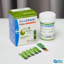 BENECHECK Test Strips Accurate for Uric Acid 25 Test Strips