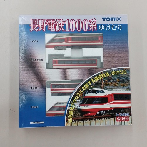 Juego de 4 vagones Tomix 92318 1/150 Nagano Electric Railway serie 1000 Yukemuri japoneses | Zustand: Used
