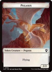 Pegasus // Inkling Double-Sided Token - Commander: Secrets of Strixhaven