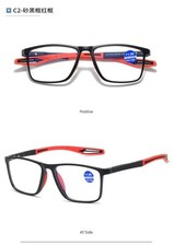 Manly Kicks Reading Glasses, Men's Sports Ultra-Light Anti-Blue Light Presbyopic