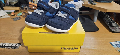 Tsukihoshi Navy Blue Baby Racer Sneakers Size 4