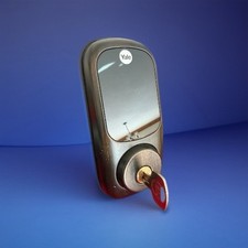 Yale Touchscreen Deadbolt with Z-Wave in Oil ...