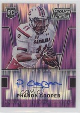 2016 Prizm Collegiate Draft Picks Purple Flash 79/99 Pharoh Cooper #120 Auto 2b2
