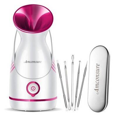Amconsure Facial Steamer - Nano Ionic Face Steamer Warm Mist Steamer for Home...