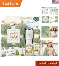 Get Well Soon Gifts Basket for Women - Spa Essentials & Bluebell Scented Items