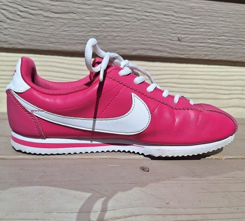 Nike Cortez '72 Sneakers 749502 749502-600 Vivid Pink + White Size 6Y - Bild 2 von 12