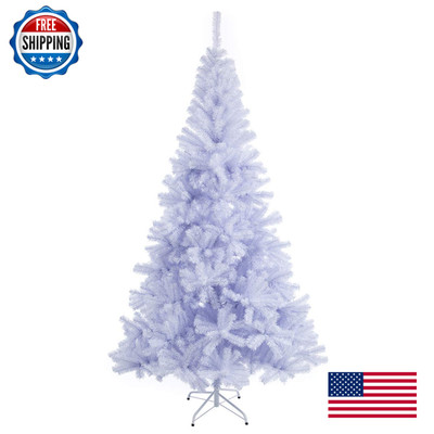 Sunnyglade 7.5 Ft Premium White Artificial Christmas Tree 1400 Tips Easy To