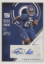 2016 Panini Absolute Rook Ink Blue Eli Apple #17 Auto 0d2