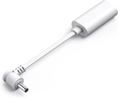 XSDTECH Ring USB-C to Barrel Plug Adapter for Solar Panels and white