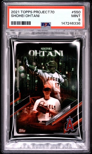 2021 TOPPS PROJECT70 #550 SHOHEI OHTANI PSA 9