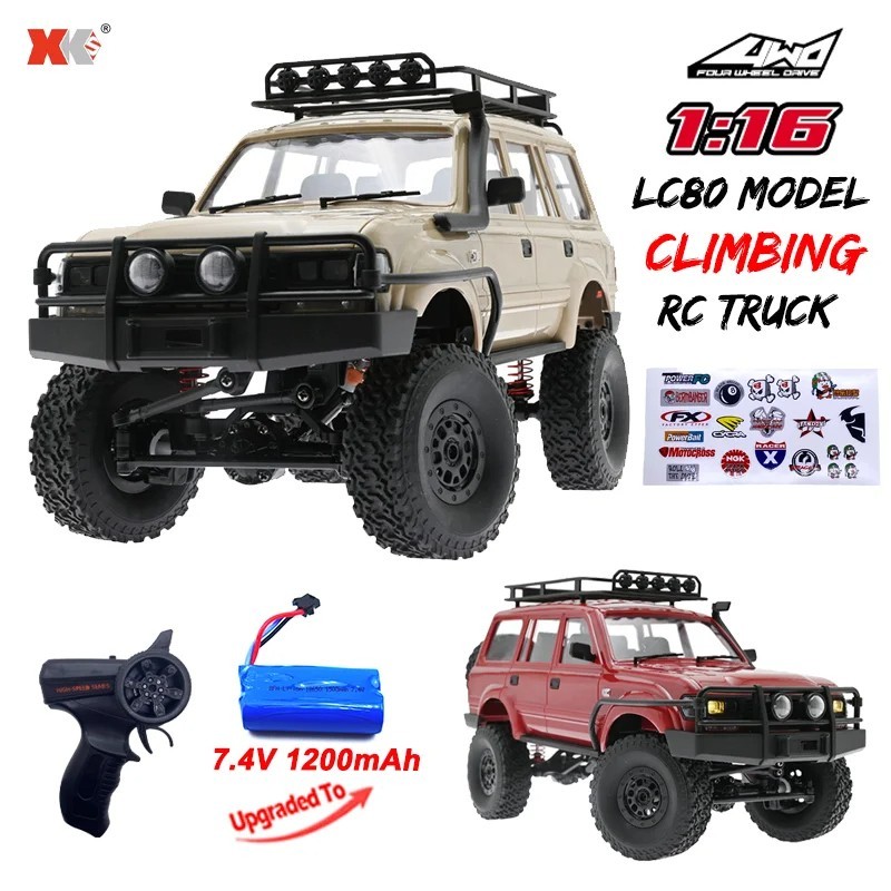 1/16 Scale RC Crawler, WPL C54-1 RTR RC Truck 4x4 Off Road RC Rock