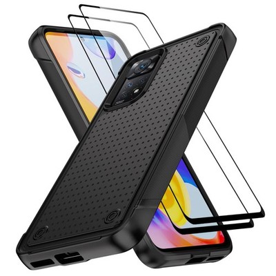 Jeylly for Xiaomi Redmi Note 11 Pro 5G Case with 11 5G, Black