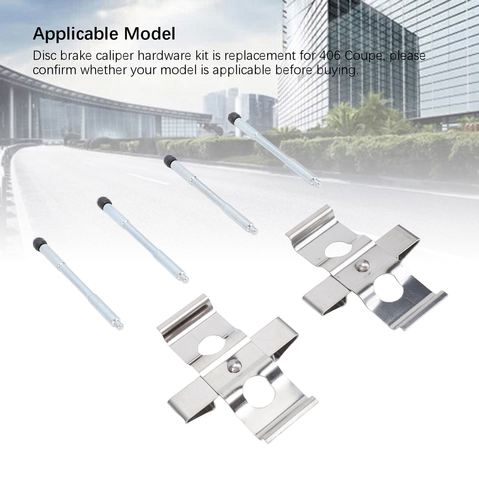Disc Brake Caliper Hardware Kit Stainless Steel Fitting For 406 Coupe Excellent