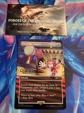 Open the Armory Foil Sonic The Hedgehog Secret Lair