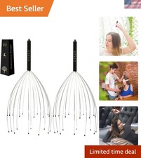 Durable Head Massager with 20 Flexible Prongs - Enhance Your Relaxation Routine