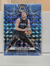 Luka Doncic 2023-24 Mosaic City Edition Reactive Blue/24-25 Select Base Lot