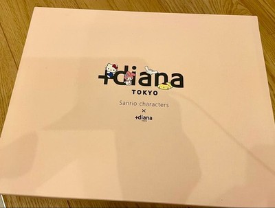 +diana Hello Kitty Glitter Pink Nishijin Dad Sneaker 23,5cm Sakura Design