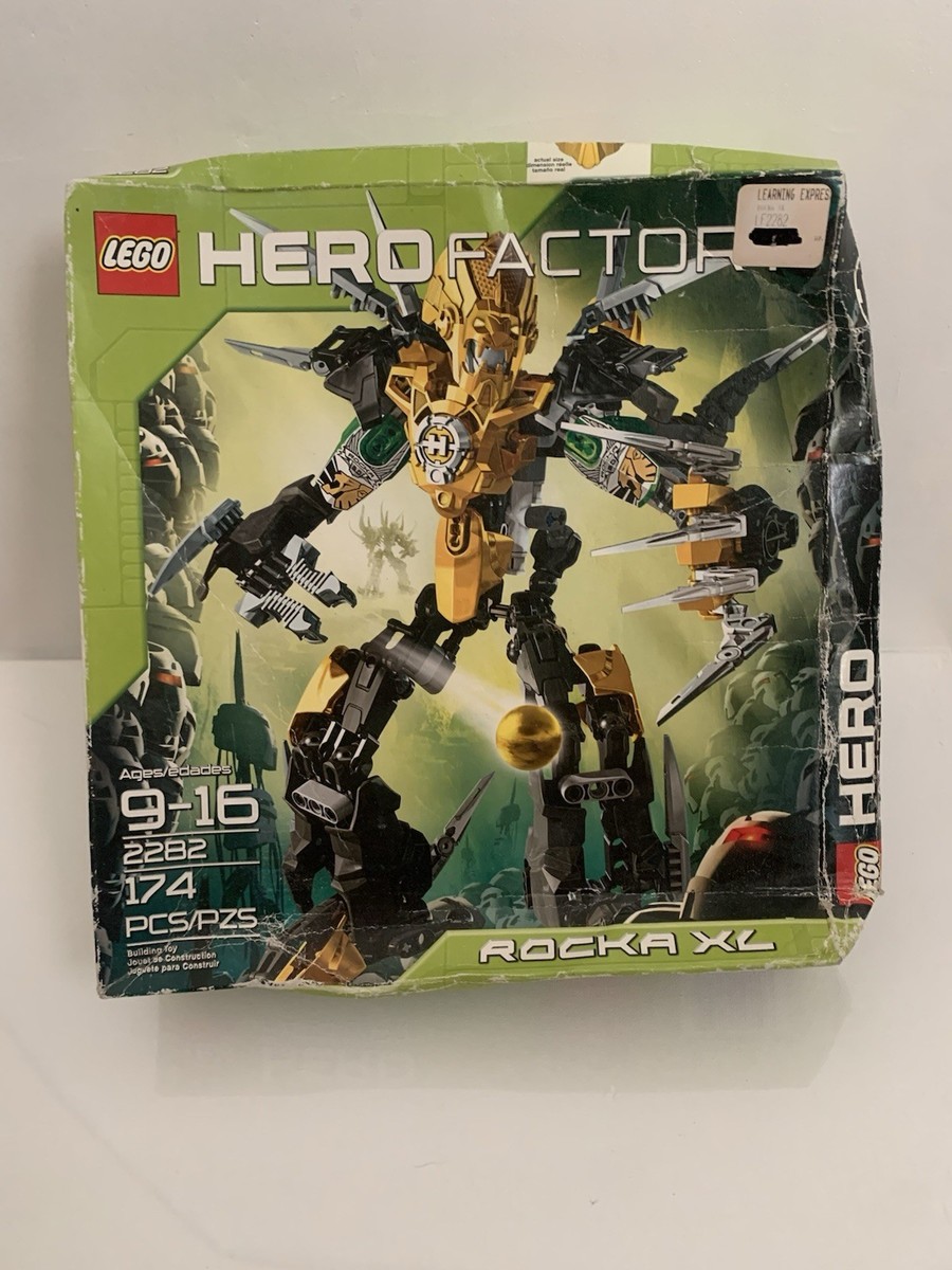 LEGO HERO Factory Rocka XL 2282 Complete Set 174 Pieces Ages 9-16