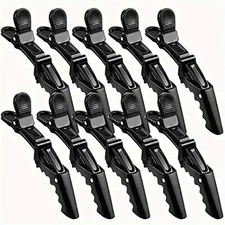 5 PCS Plastic Alligator Hair Clips Non-Slip Hairpins Salon Styling Tool - NEW