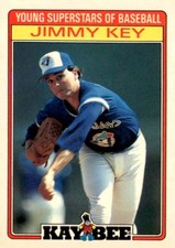 1986 Topps KayBee #18 Jimmy Key Toronto Blue Jays