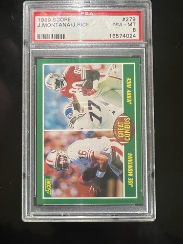 1989 Joe Montana, Jerry Rice Great Combos #279