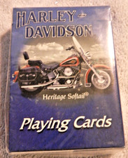 Brand New/Still Sealed Harley Davidson Heritage Softail Playing Cards