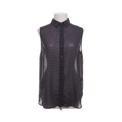 H&M, Kurzarmhemd, Größe: 38, Blau/Mehrfarbig, Polyester, Gepunktet, Damen #tjC