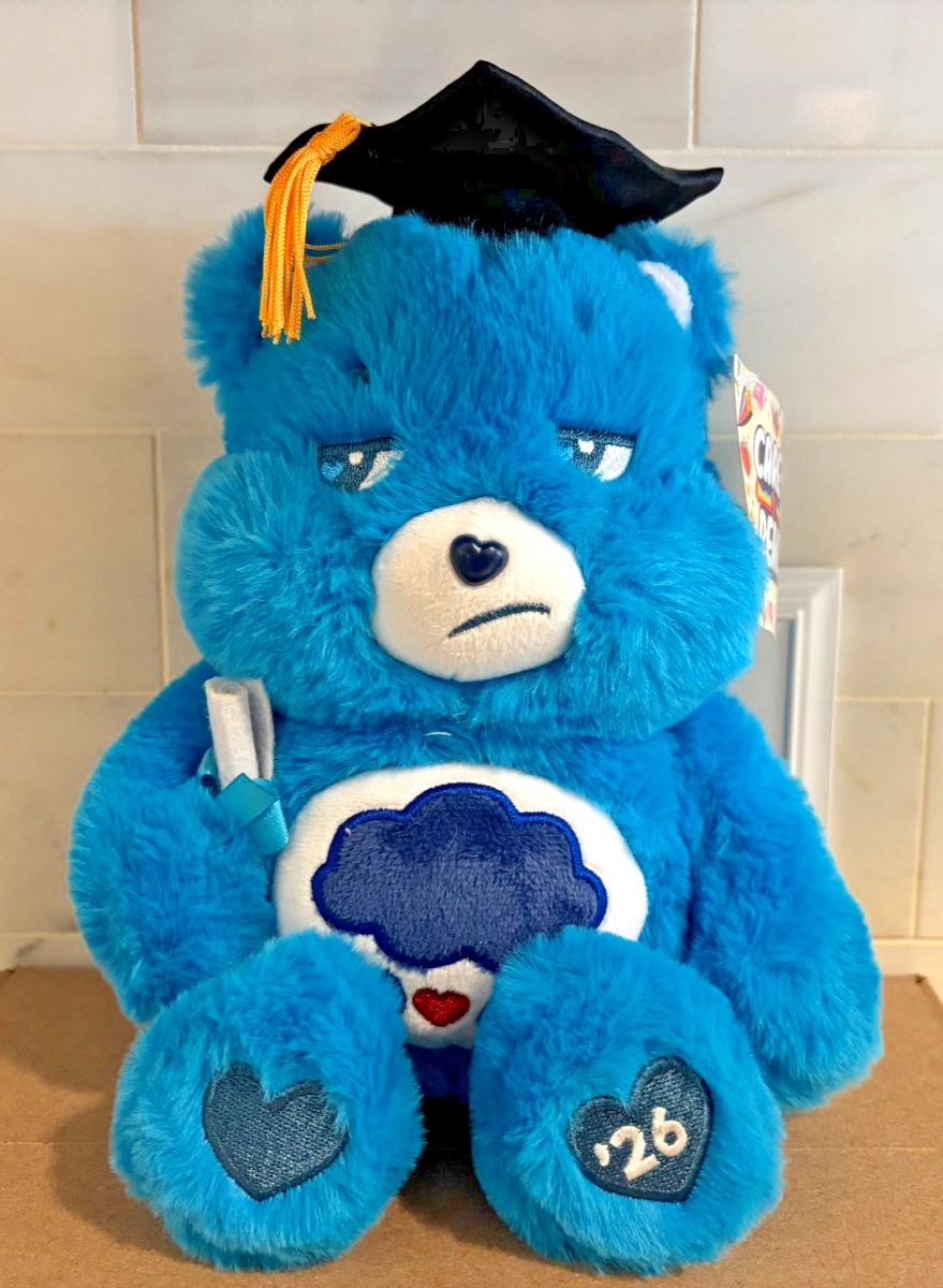 Care Bears Grumpy Bear 2026 Graduation Plush, 8