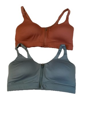 Old Navy Active Power soft Front Zip Adjustable Strap Sports Bras Size 36D