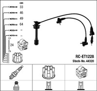 ZüNdleitungssatz Ngk 44320 FüR Toyota Celica ST182_ ST182 ST183 Gti Mazda Rx Se