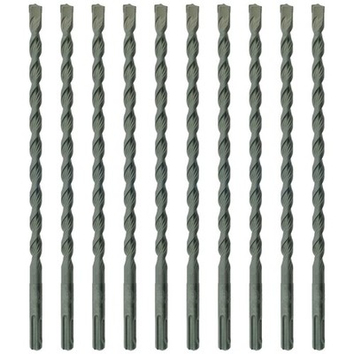 SabreCut 10 Stück 10 mm x 210 mm PGM zugelassen SDS Bohrer für Stein Beton Ziegel