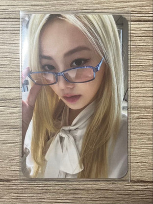 XG Hinata Official Photo card Alphaz Lucky Draw A FC limited Edition Kpop Neu