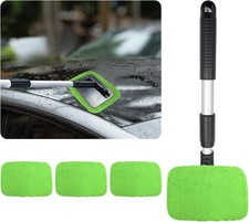 Car Windshield Cleaner, Microfiber Auto Cleaning Wiper with Aluminum Extendable