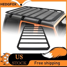 Direct Bolt-on Aluminum Full Roof Storage Rack Fit 2018-2026 Jeep Wrangler Jl