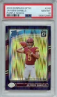 2024 Donruss Optic Jayden Daniels PURPLE SHOCK Prizm Rookie #248 PSA 10 Gem Mint