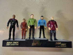 Star Trek Starfleet Officers Collectors Set Action Figures Playmates
