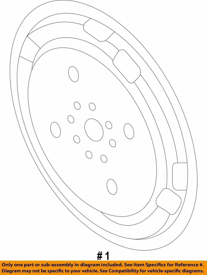 2023 Subaru Impreza 2.0L Flywheel 17 18 19 20 21 22 23 OEM - Image 4 of 4