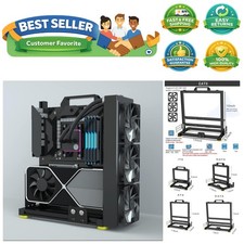 PC Creative Assembly Frame Bench Open Air Frame Case, DIY Computer Motherboa...
