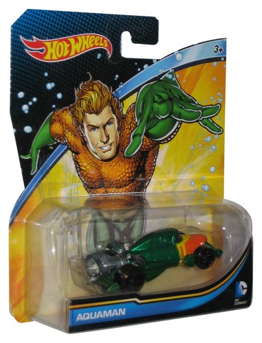 Voiture jouet DC Comics Aquaman (2015) Mattel Hot Wheels - (petite dent en plastique)