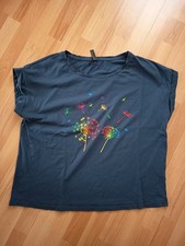 Baumwoll T-Shirt Blau Mit Pusteblumen Größe...