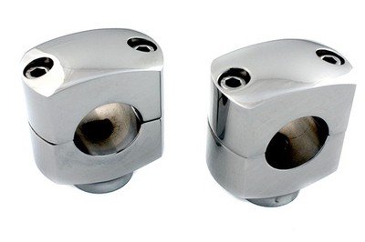 1-1/2 inch Short Riser Set Chrome for Harley-Davidson